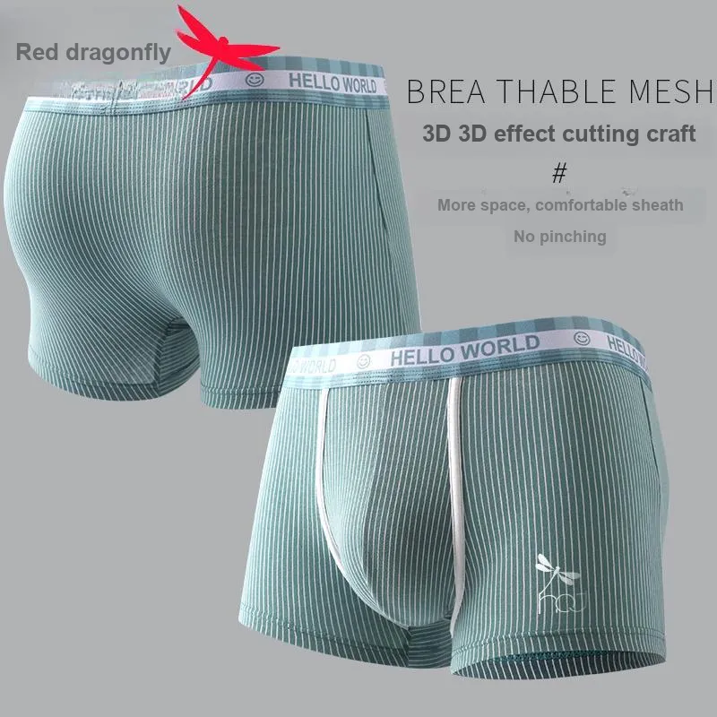 RED DRAGONFLY Cotton Panties Men's 3 Pack Box-3