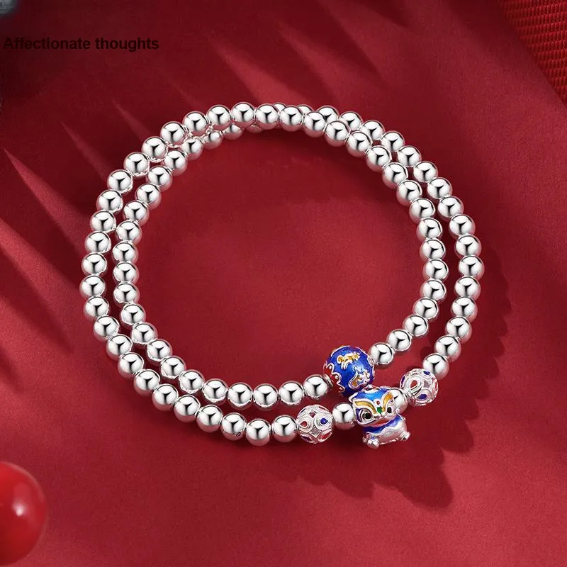 Sentimentality 9999 Pure Silver Bracelets Unisex-2