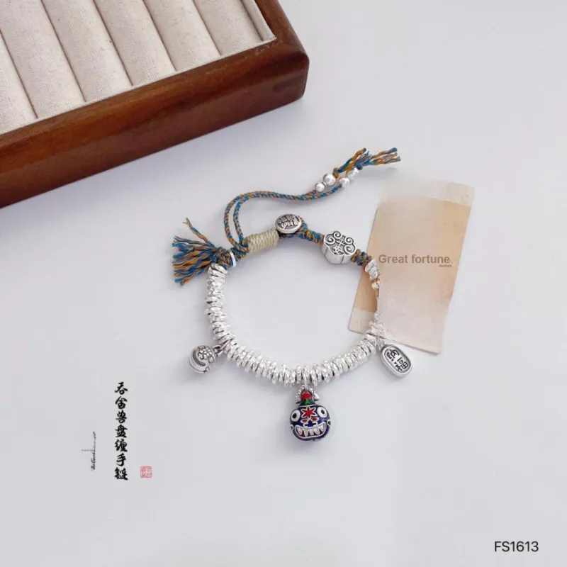 Stone Edge Poly 999 Fine Silver Bracelets Unisex-2