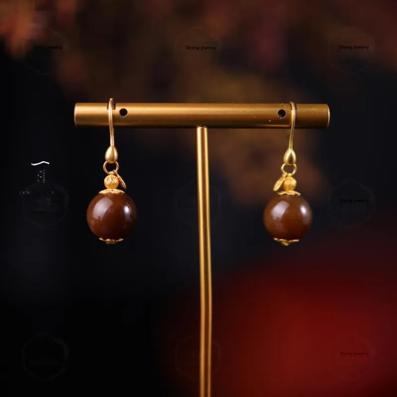 Yisheng Jewelry Earrings Sugar Jade Women's-3