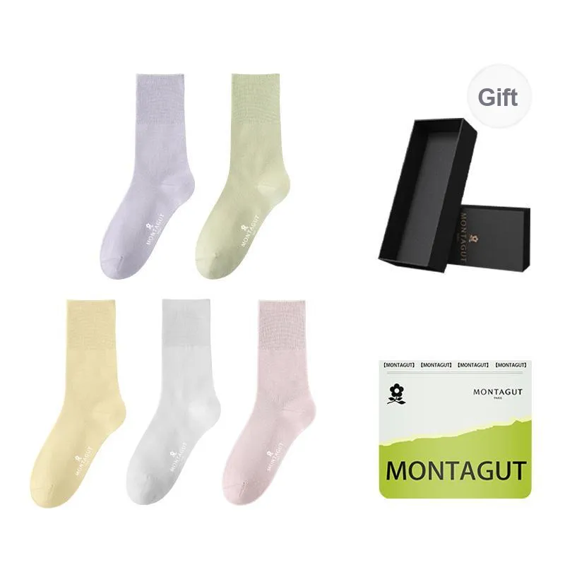 Montagut Knee High Socks Women's Gift Box Combination-15