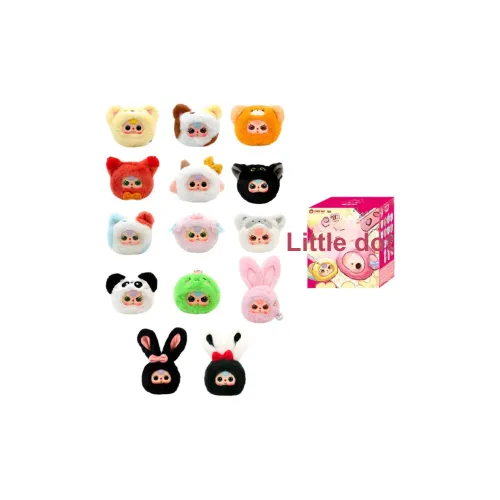 Cureplaneta 3-летняя кукла Mini Animal Head Little Dot плюшевый брелок Слепая коробка Одиночная коробка Полная коробка 12 шт