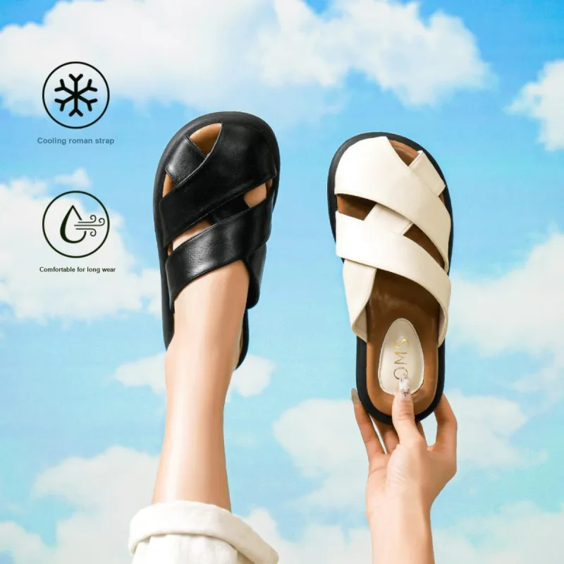 OMS Slip Resistant Wrap toe Slippers Women's-5