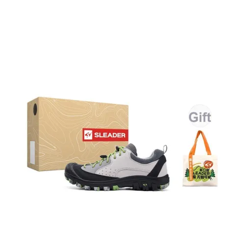 SLEADER Earth Series Устойчивый к истиранию Водонепроницаемый Противоскользящий Низкий Топ Уличная Обувь Мужская Космический Серый