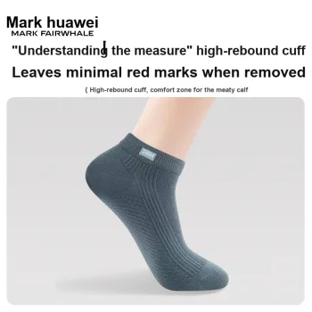 FAIRWHALE Ankle Socks Unisex 5 Pack