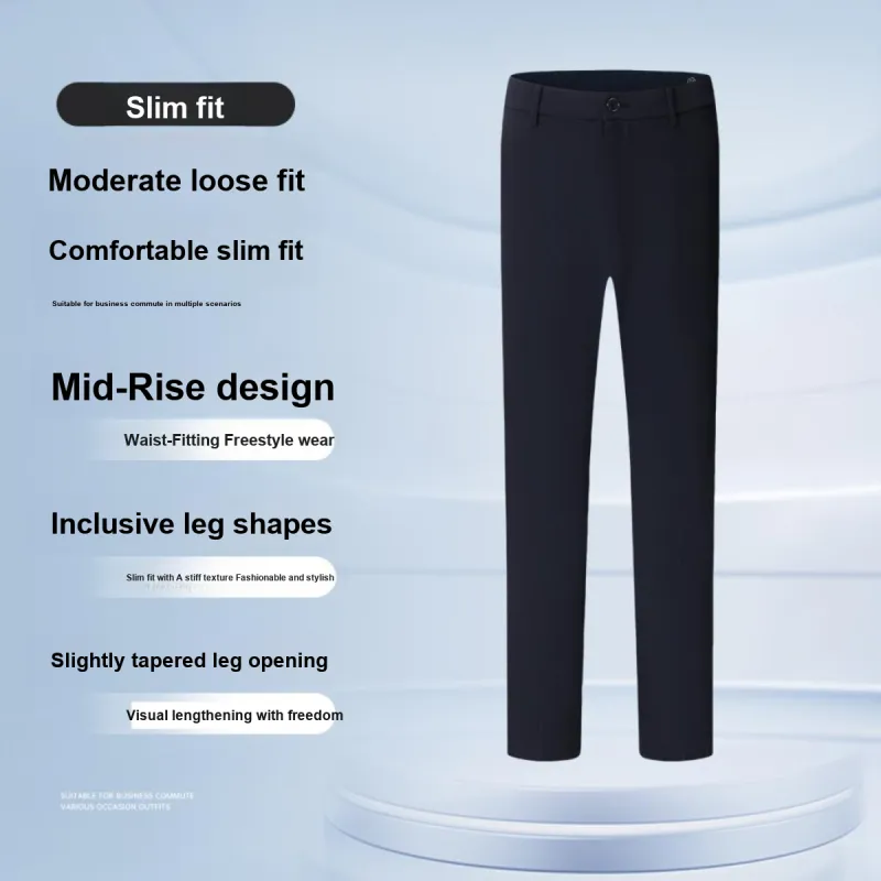 Montagut Casual Pants Unisex Dark Royal Blue-2