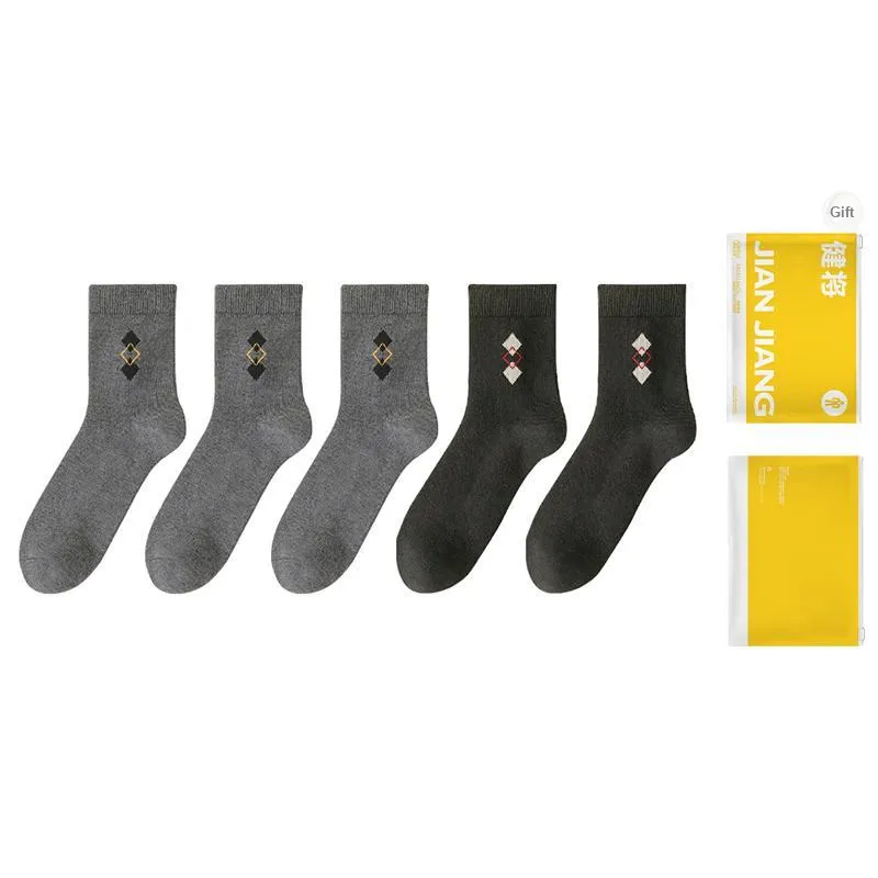 Master Mid Calf Socks Men's Shopping Bag Combo Set-13