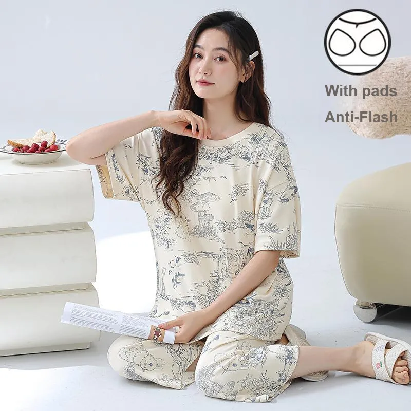 GOSO Pajama Set Women's Image Color-4