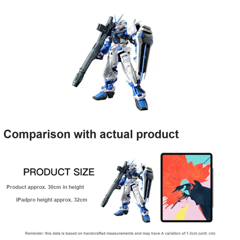 BANDAI Gundam Astray Collection PG PB Limited Mobile Suit Gundam Blue Heretic Blue Confused Model Kits-3