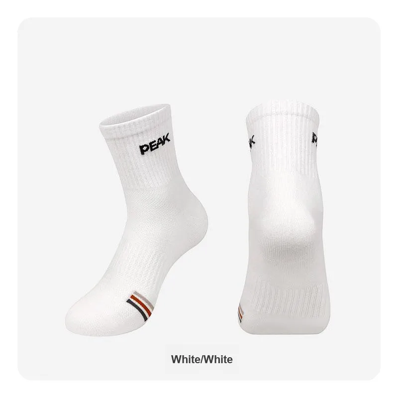 PEAK Mid Calf Socks Unisex 6 Pack-2