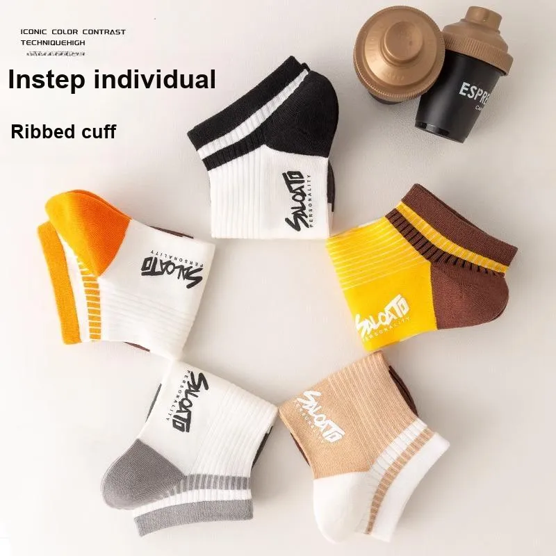 Taste The Color Ankle Socks Men's 5 Pack-3