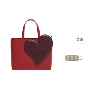 STAR TOWN Cow Leather Crossbody Handbag Regular Women's Moroccan Red