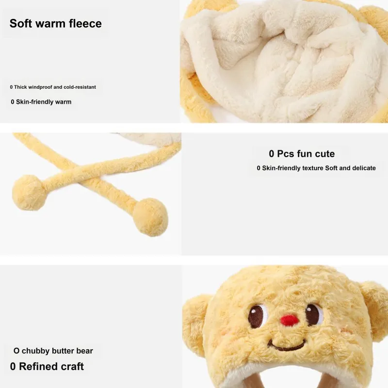 PLAN IN Plush Hoods & Plush Hats Unisex-3