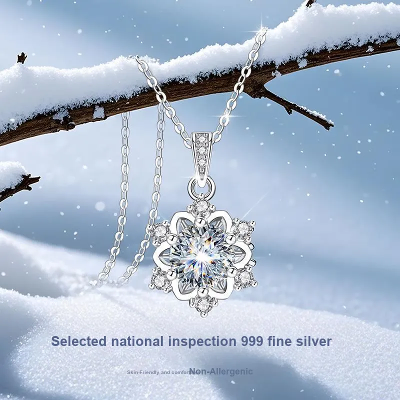 EAST BEAUTY 999 Fine Silver Sterling Silver Necklace Women's-2