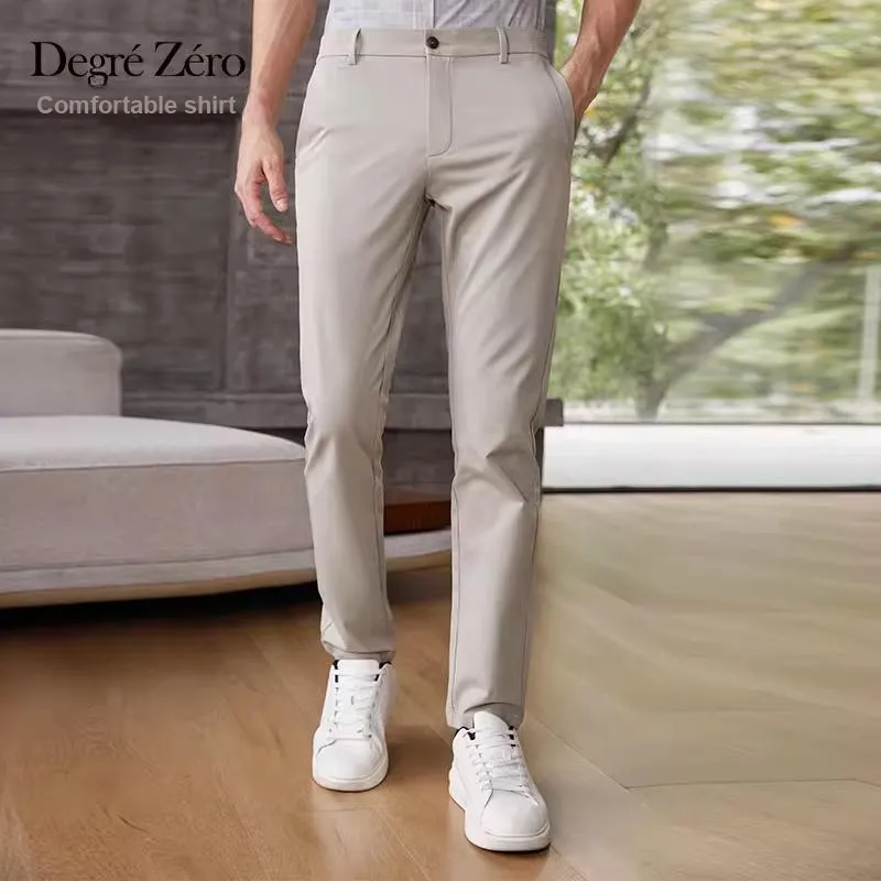 DEGRE ZERO Casual Pants Men's Khaki-3