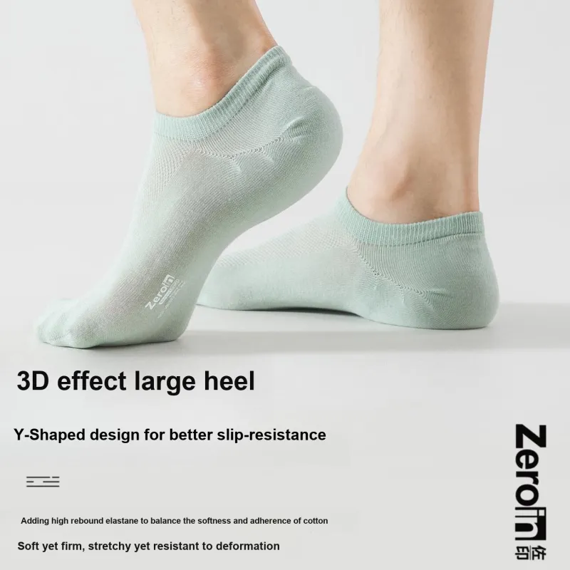ZEROIN No Show Socks Unisex 5 Pack-58