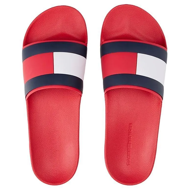 Tommy Hilfiger EVA Abrasion Resistant Slide Slippers Men's Red-3