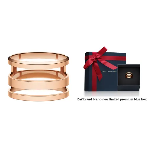 Daniel Wellington Alloy Rose Gold Ring Unisex