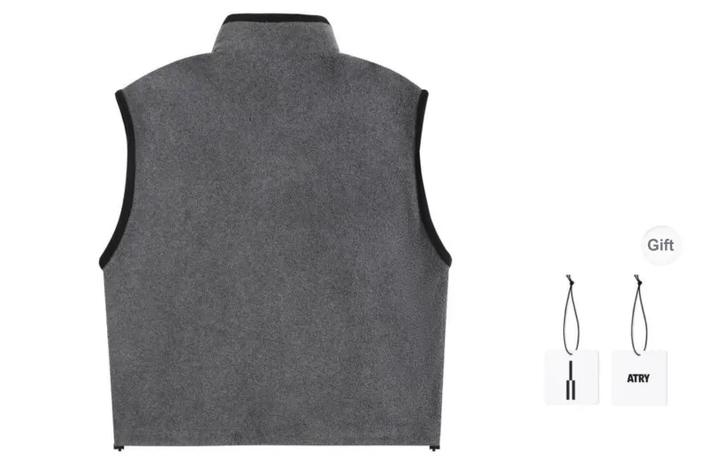 Atry Vests Unisex Gray-1