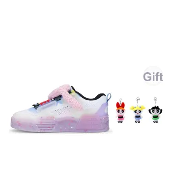 The Powerpuff Girls X STARTER Vol 90s Skateboard Shoes Women's Low Top Pink, Purple