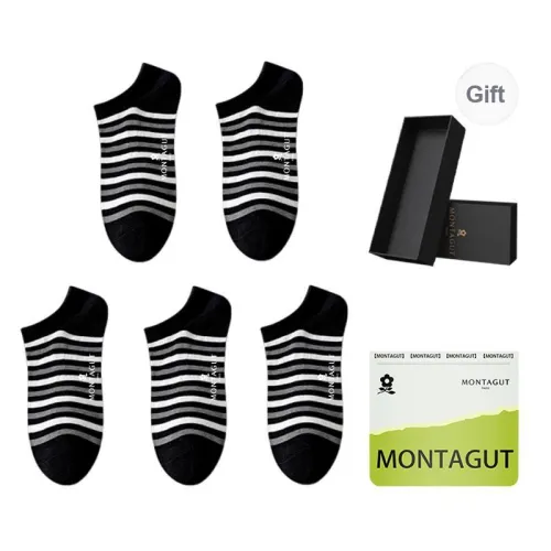 Montagut Ankle Socks Men's Box 5 Pack