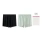 Ice Silk Loose Fit Non-Cuffed (Black+Mist Green)