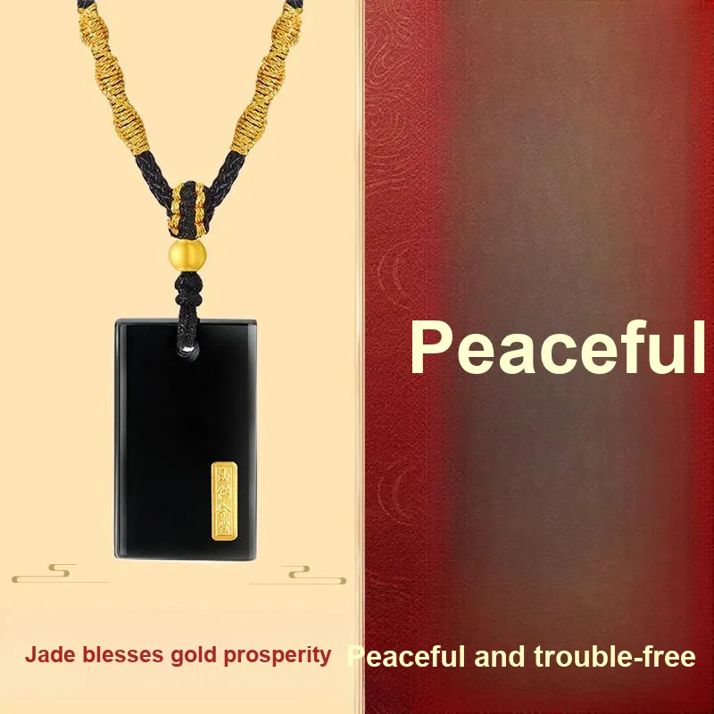 BYTHERE Pendants Green Jade Unisex-6