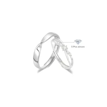 FANFRI Sterling Silver Rings Unisex Date Confession Box Sweet Adoration