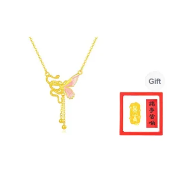 Chongqing Gold Store S999 Fine Silver Necklaces Women's
