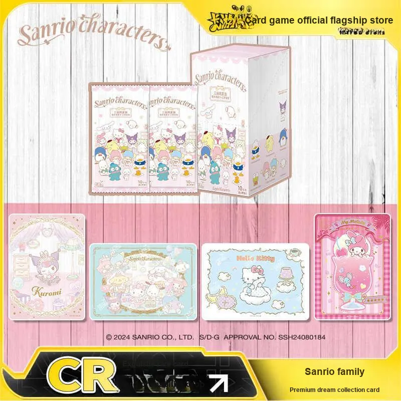 KAYOU Sanrio Family Dream Collection Card Dreamy Journey CR Card IP/Anime Cards 18 Packs/box-1