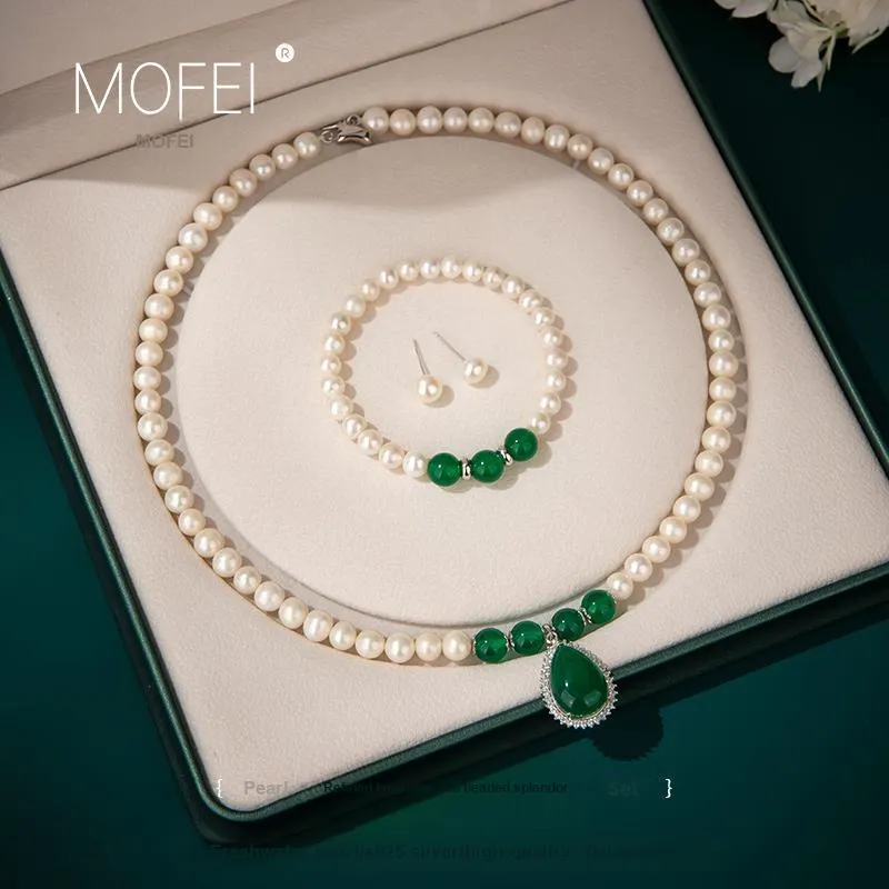 Mofei Pearl Necklaces Women's-7