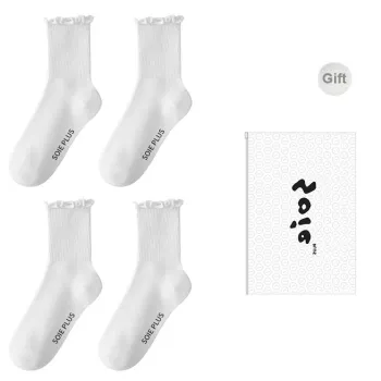 SOIE Mid Calf Socks Women's Shopping Bag Combo Set