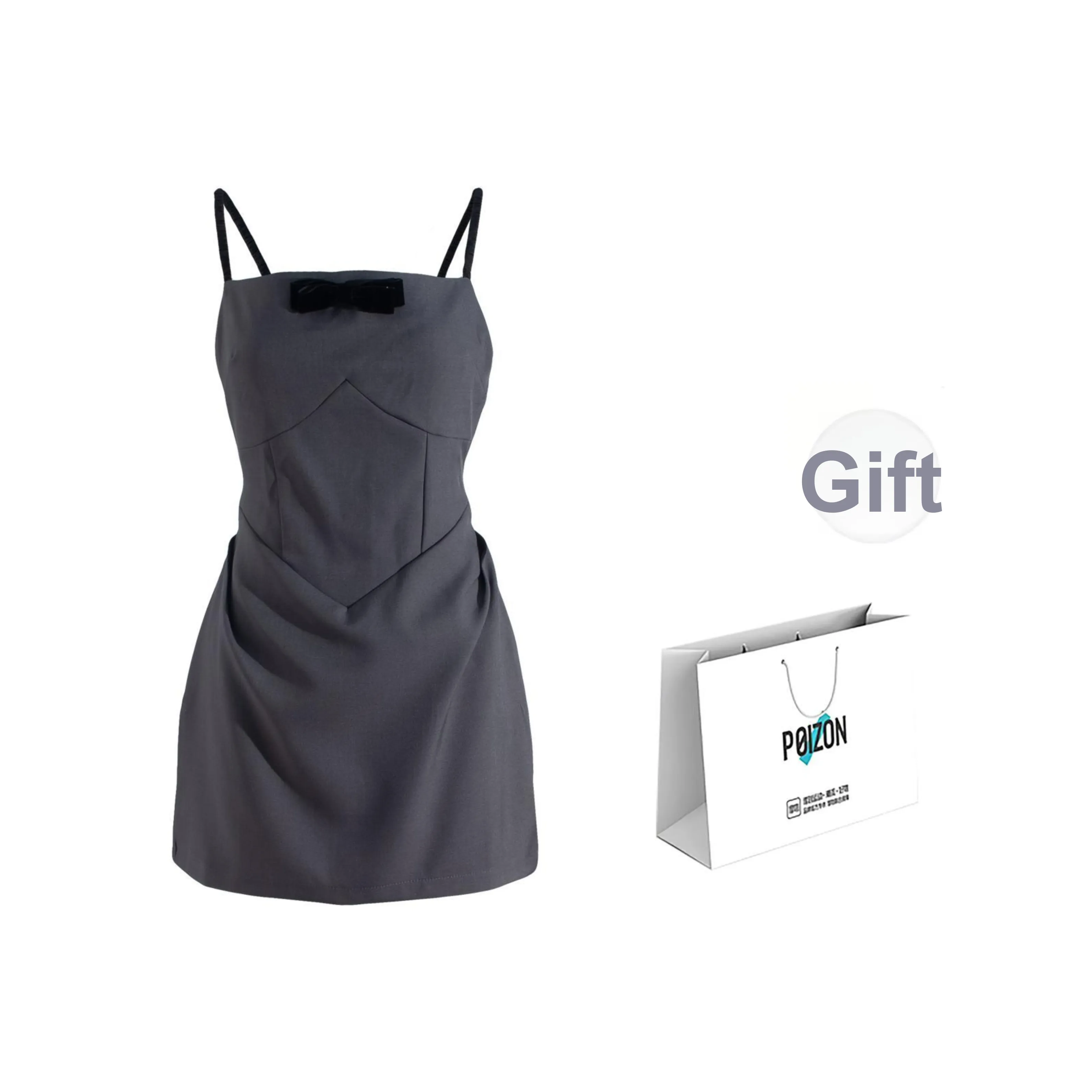 TORIGHT Платье-комбинация Женское Серое