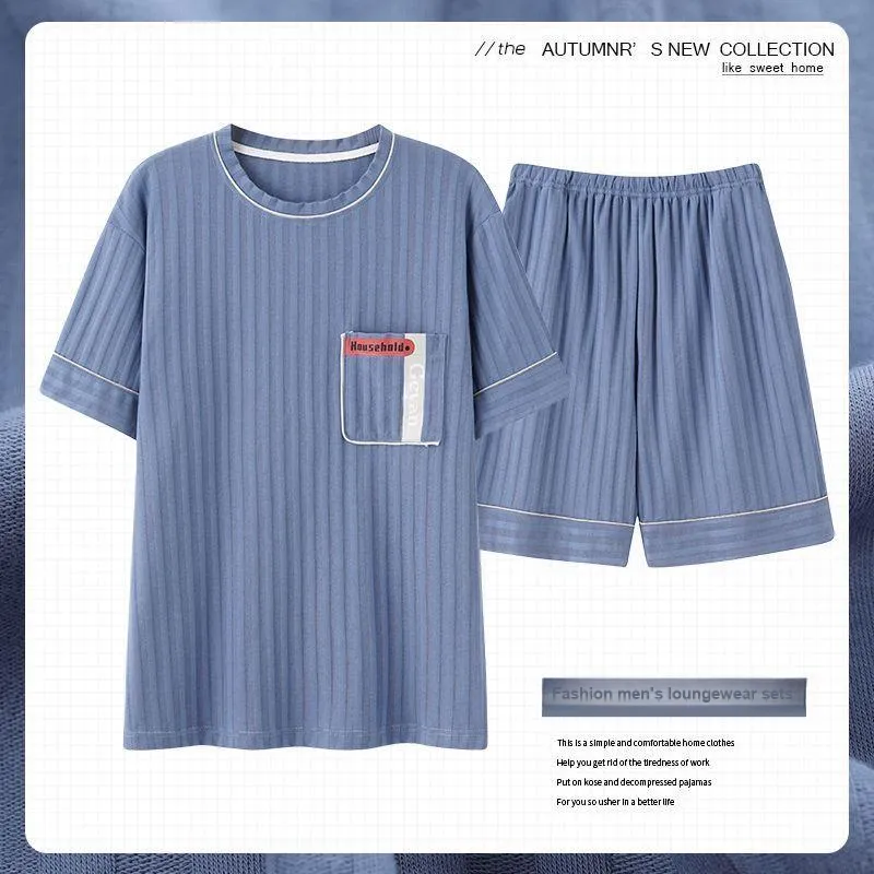 Cotton Gene Men Pajama Sets-1