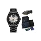 Black Case Black Dial Steel Band-[Limited Sports Car Clothing Sets]