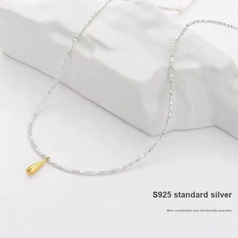 Lang Wind S925 Silver Necklaces Women's-6