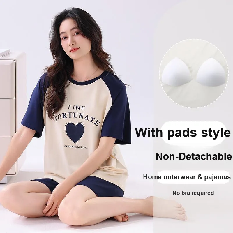 OUSHIBO Pajama Set Women's Image Color-2