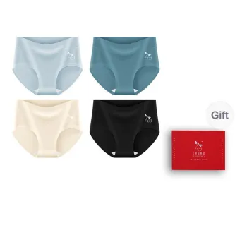 RED DRAGONFLY Underpants Women's 4 Pack Gift Box Set