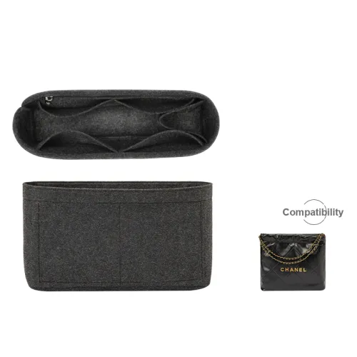 Tide Felt Bag Accessory Bag Insert Women's Beige/Gray Black