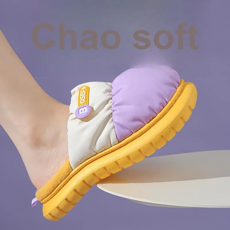 YUSHIPOLUO Wrap toe Slippers Unisex-4