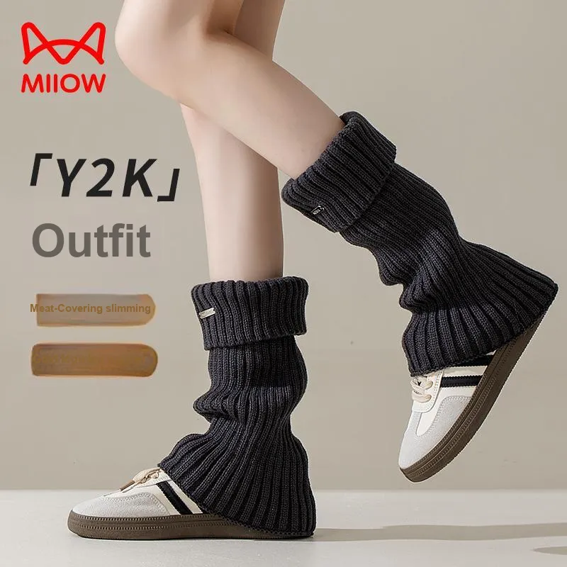 MIIOW Knee High Socks Women's Combo Set-4