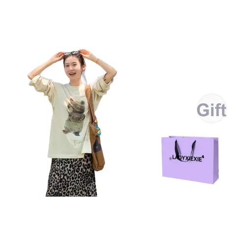 LADYXIEXIE Комплект с короткими рукавами T-рубашка унисекс