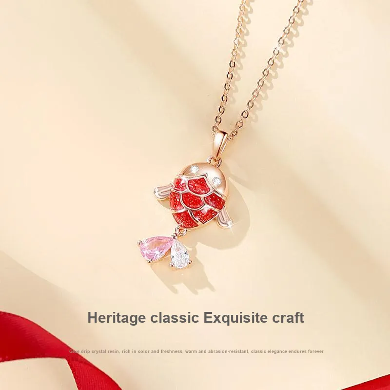 Mini&yaya S925 Silver Necklaces Women's-3