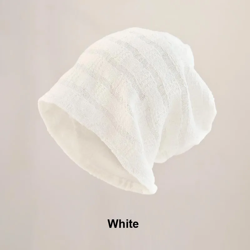 OXO OVERLOAD Cotton Linen Blend Large Head Circumference Face Reducing Headwrap Hat Women's-1