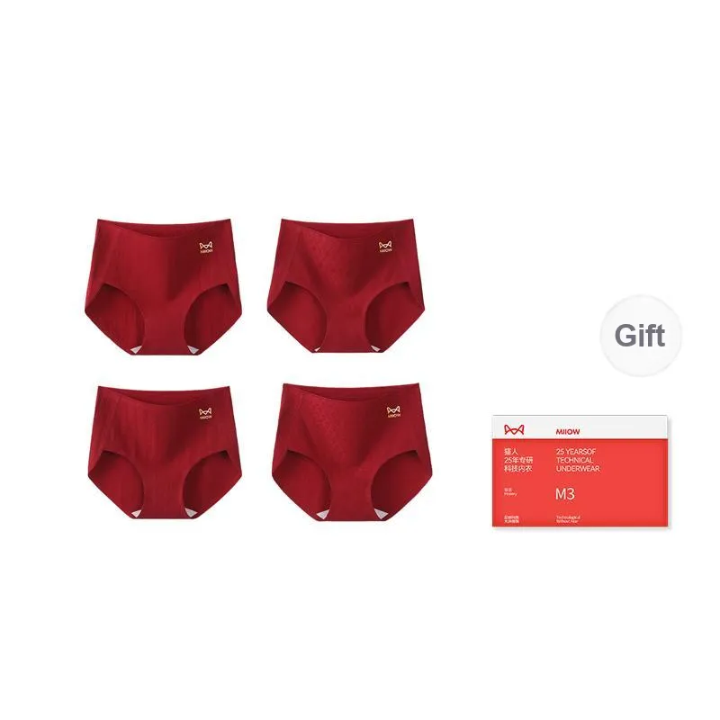 MIIOW Underpants Women's Shopping Bag 4 Pack-7