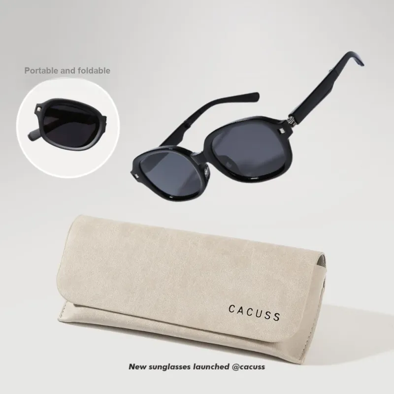 CACUSS Junior TR/Memory Plastic Oval Sunglasses Unisex-17