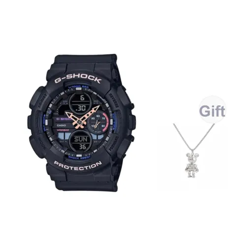 Г Shock Кварцевый Механизм Часы Унисекс Черный Циферблат