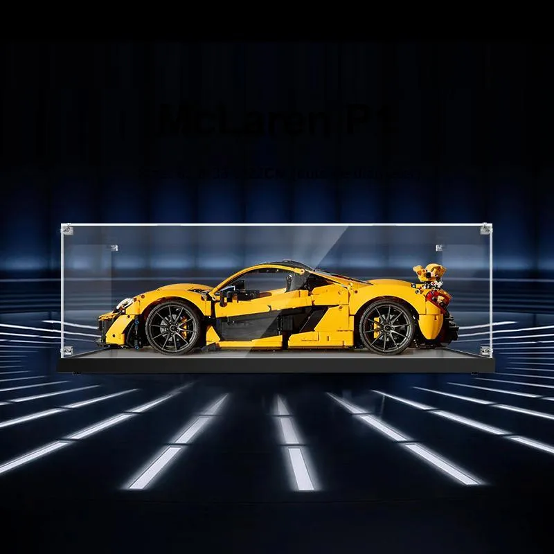 LIGHT YOUR BRICKS LeYiBai Compatibility Building Block 42172 McLaren P1 Racing Storage Box Model Accessories-18