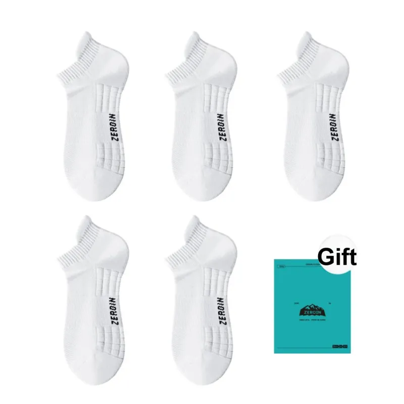 ZEROIN Ankle Socks Unisex Shopping Bag 5 Pack-0