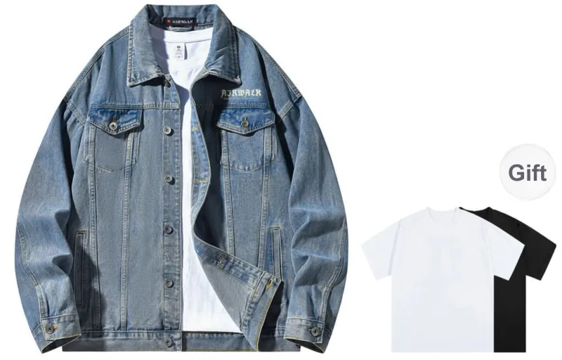 Airwalk Denim Jackets Unisex-13